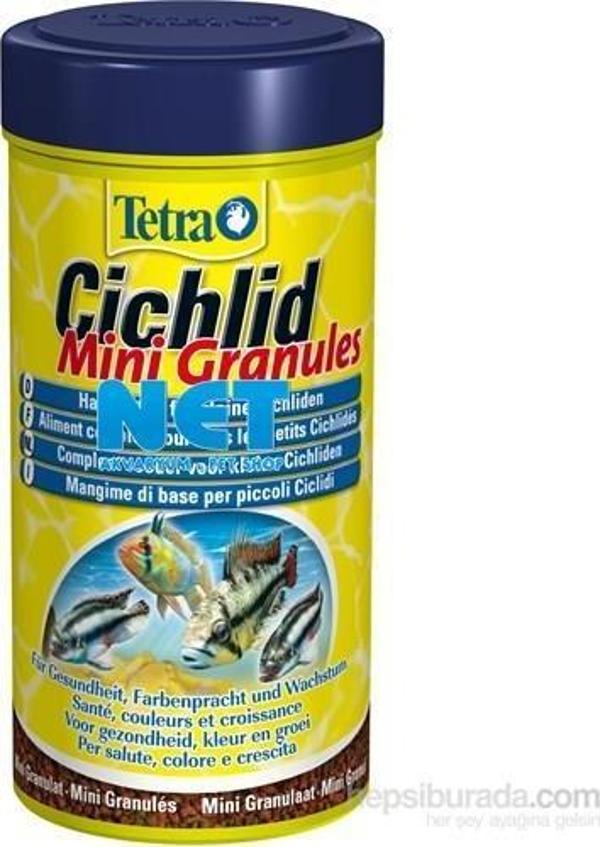 Tetra Cichlid Mini Granules 250 ML  Orjinal Kutusunda - Image 1
