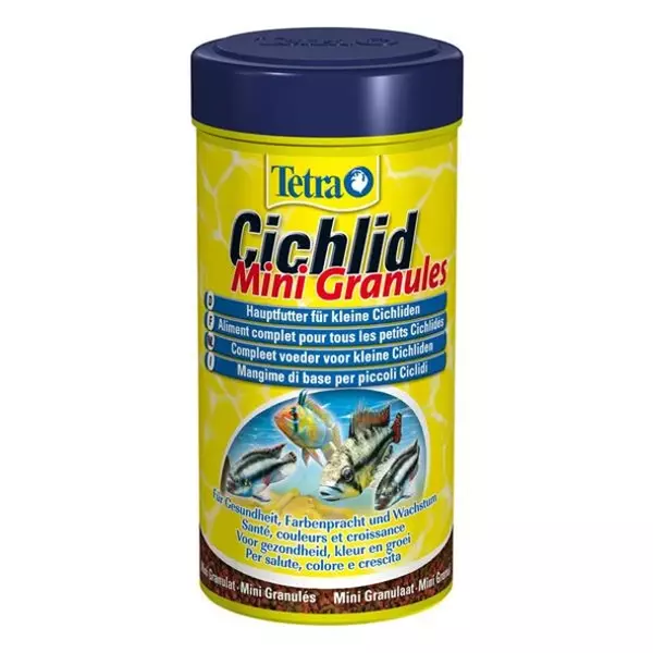 Tetra Cichlid Mini Granules 250 ML  Orjinal Kutusunda - Image 1