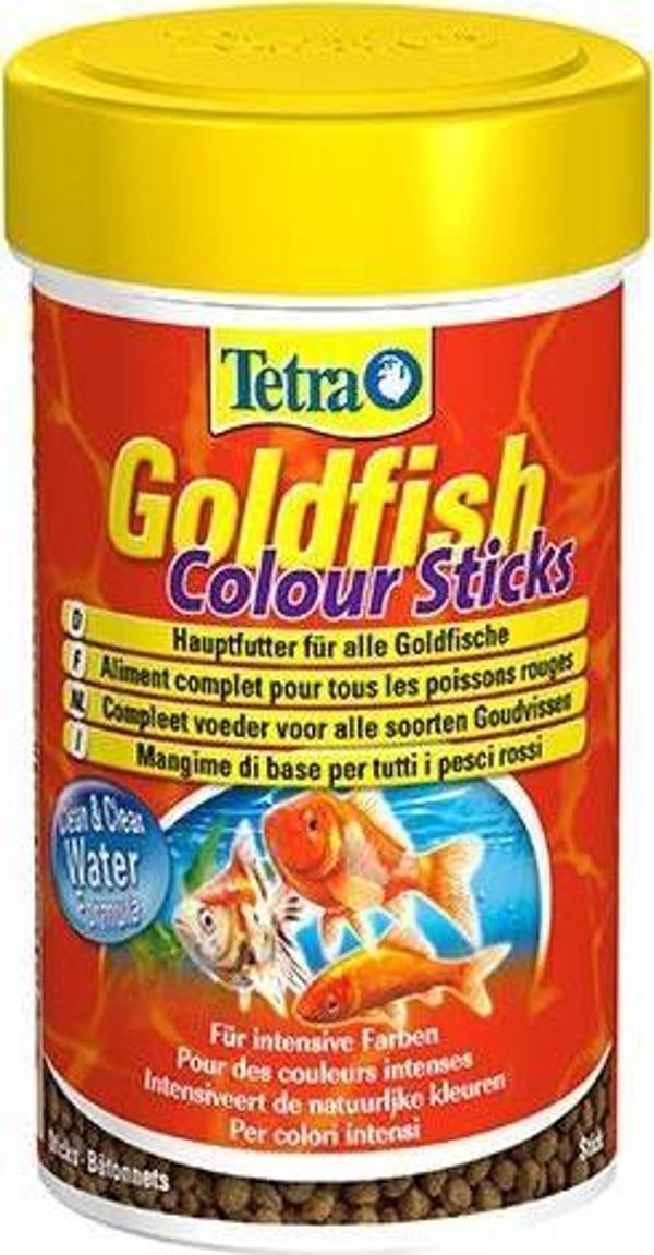 Tetra Goldfish Colour Sticks Balık Yemi 100 Ml - Image 1