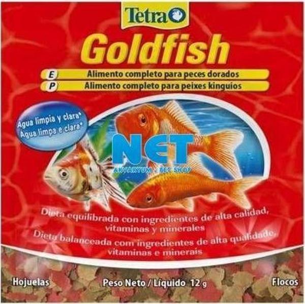 Tetra Goldfish flakes 12 gr Sachet   - Image 1