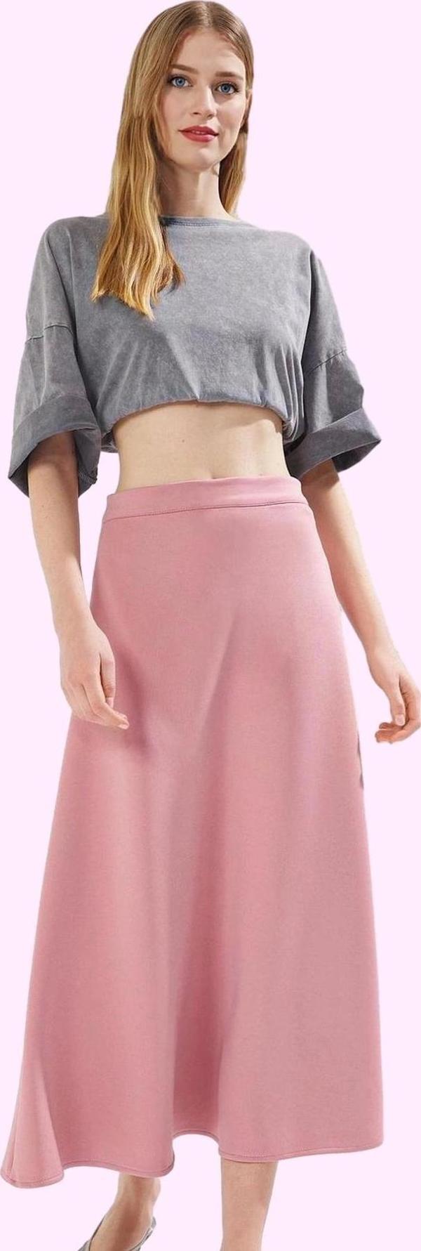 Kadın Maxi A line Örme Etek Günlük Yaz Stilleri İçin Kaliteli Malzeme Stilin Buluştuğu Yer - Image 1