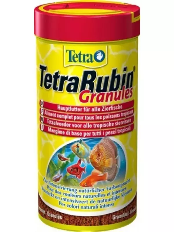 Tetra Rubin Granules 250ml  Orjinal Kutusunda Balık Yemi - Image 1