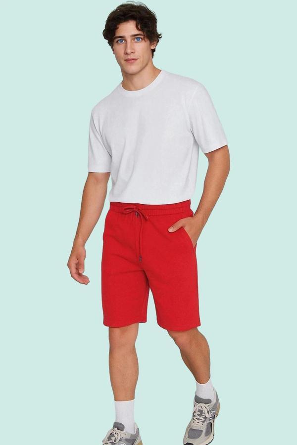 Erkek Kısa Boy Relaxed Şort Düz Desen Rahat Günlük Kullanım Hafta Sonu Yaz Aylarının Vazgeçilmezi - Image 1
