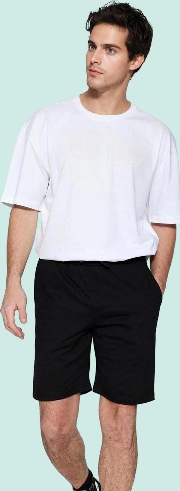 Erkek Kısa Boy Relaxed Şort Düz Desen Rahat Günlük Kullanım Hafta Sonu Yaz Aylarının Vazgeçilmezi - Image 1