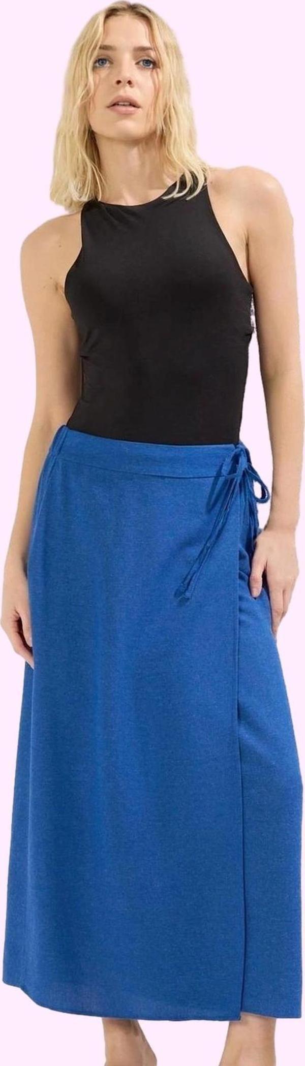 Kadın Maxi Boy Sarong Etek Bağlama Detaylı Dokuma Yazlık Günlük Yaz Aylarının Vazgeçilmezi - Image 1