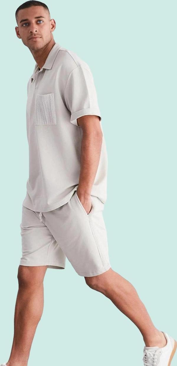 Erkek Slim Fit Kısa Şort Renk Pamuklu Günlük Kullanım Hafta Sonu Yaz Aylarının Vazgeçilmezi - Image 1