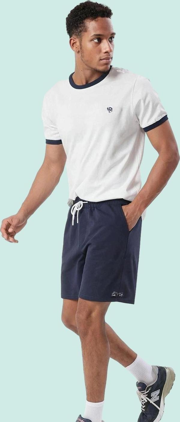 Erkek Şort Manhattan Nakışlı Straight Kesim Kısa Boy Spor Aktiviteler Yaz Aylarının Vazgeçilmezi - Image 1