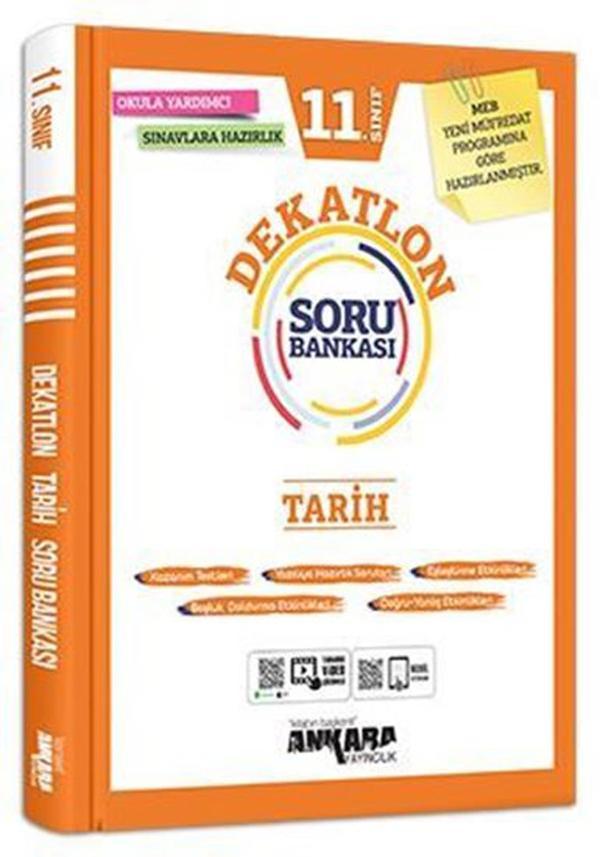 Ankara Yayıncılık 11. Sınıf Tarih Dekatlon Soru Bankası 2021-2022 - Ankara Yayıncılık - Image 1