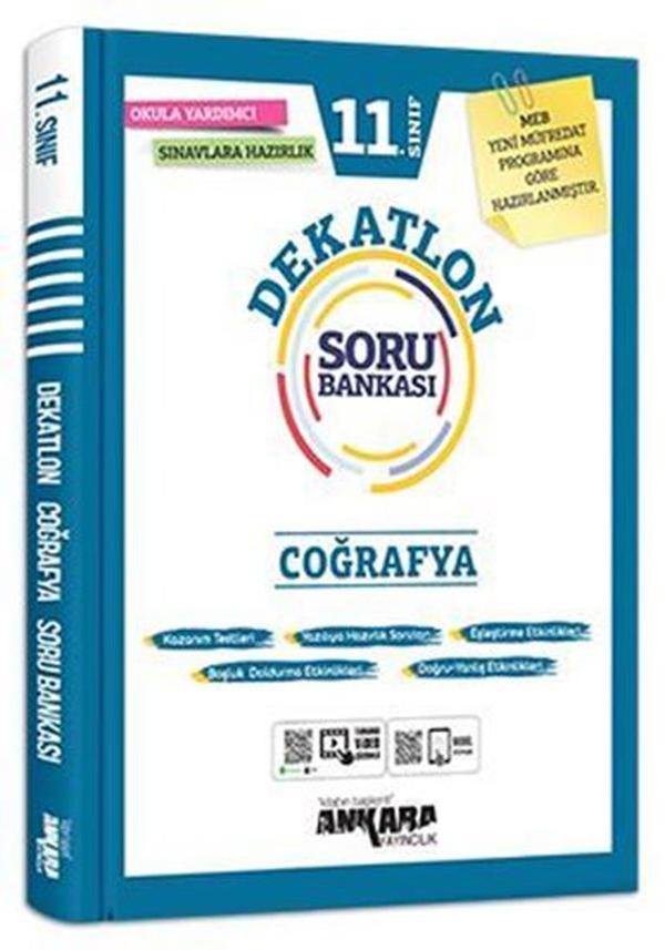 Ankara Yayıncılık 11. Sınıf Coğrafya Dekatlon Soru Bankası 2021-2022 - Ankara Yayıncılık - Image 1