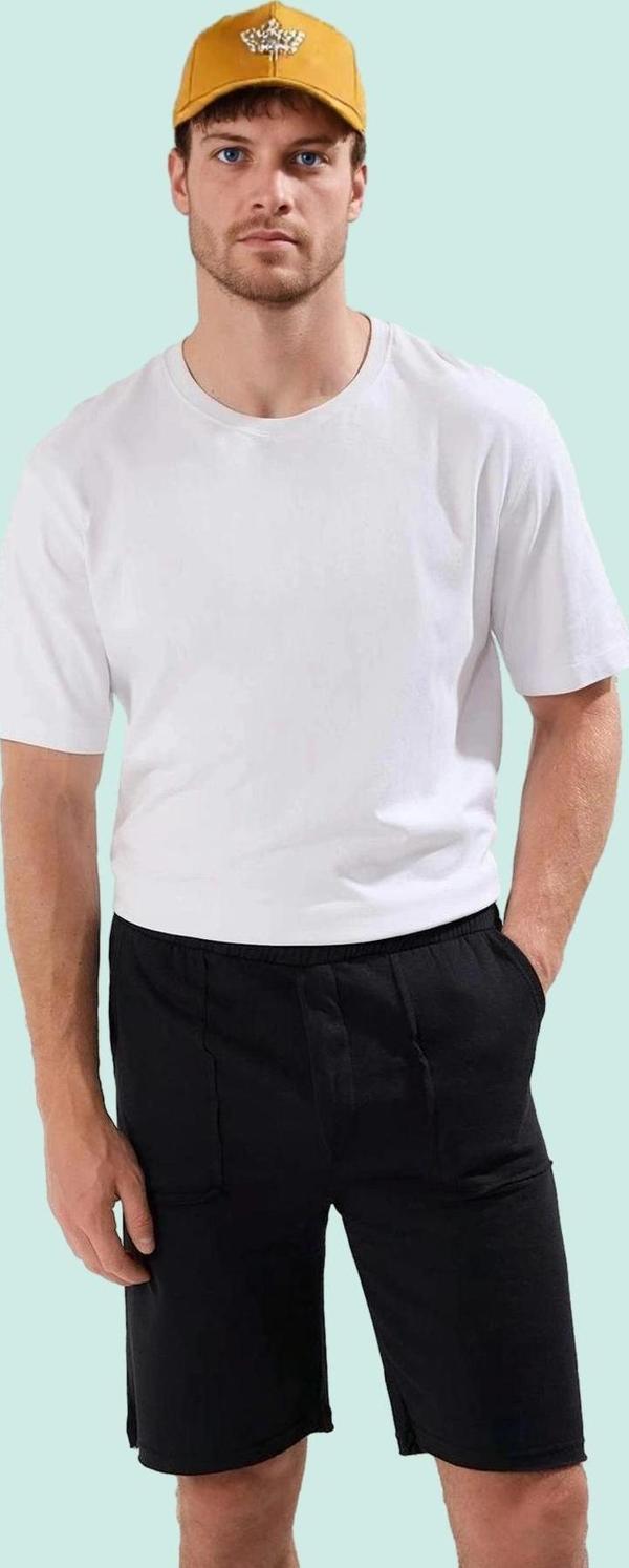 Erkek Regular Normal Kesim Kısa Şort 2 İplik Rejenere Çok Günlük Kullanım Kaliteli Malzeme - Image 1
