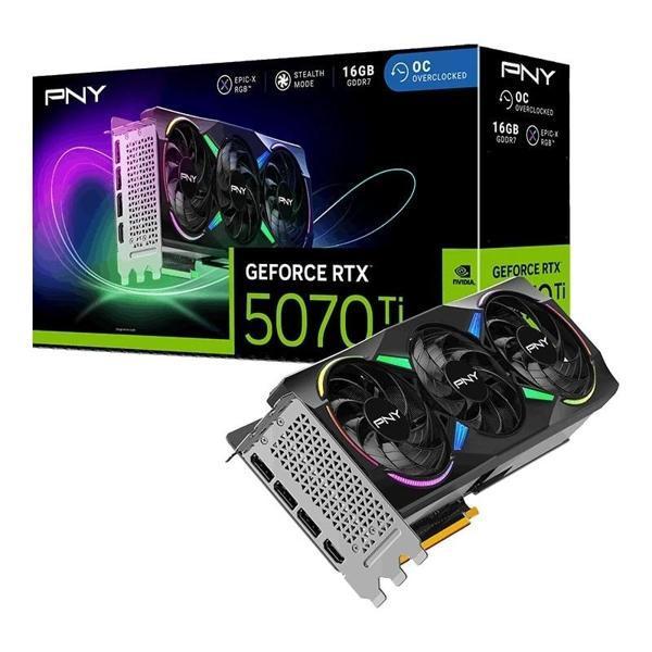 Pny Rtx 5070 Ti Oc Argb Siyah Ekran Kartı (vcg5070t16tfxxpb1-o) - Image 1
