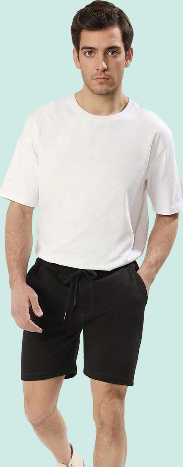 Erkek Şort Normal Bel Boru Paça Günlük Spor Kombinleri İçin Hafta Sonu Yaz Aylarının Vazgeçilmezi - Image 1