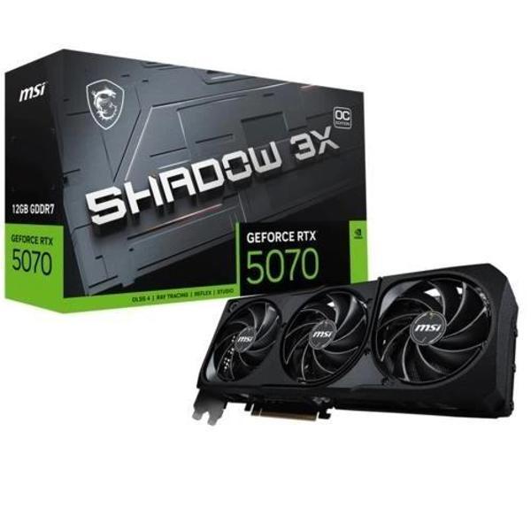 Msı Geforce Rtx 5070 12g Shadow 3x Oc Ekran Kartı - Image 1