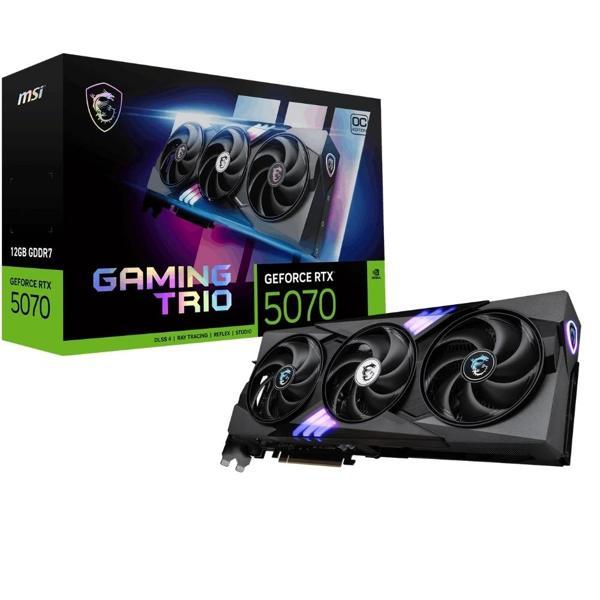 Msı Geforce Rtx 5070 12g Gamıng Trıo Oc Gdrr7 192b - Image 1