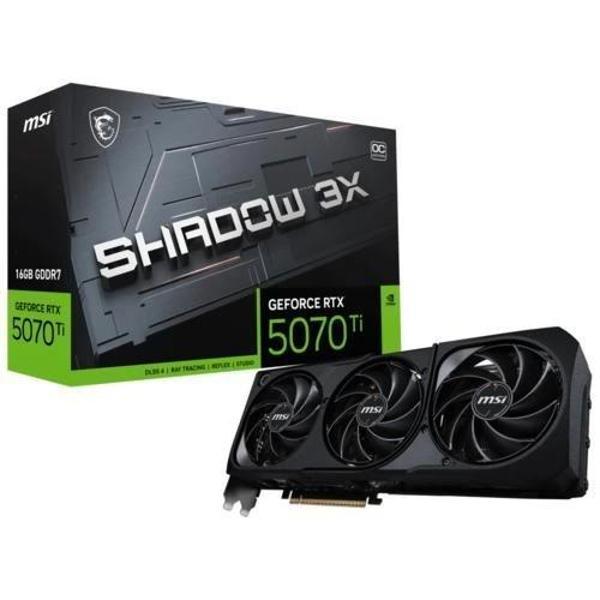 Msı Geforce Rtx 5070 Tı 16g Shadow 3x Oc Vga - Image 1