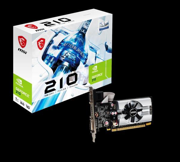 Msı N210-1gd3/lp 64bit 1gb Ddr3 Vga Dvı Hdmı 64b - Image 1