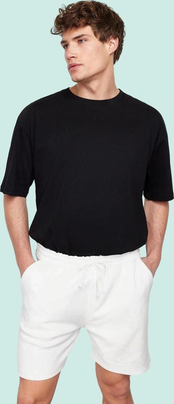 Erkek Regular Normal Bel Dokulu Pamuklu Şort Rahat Günlük Yaz Hafta Sonu Dayanıklı Malzeme - Image 1