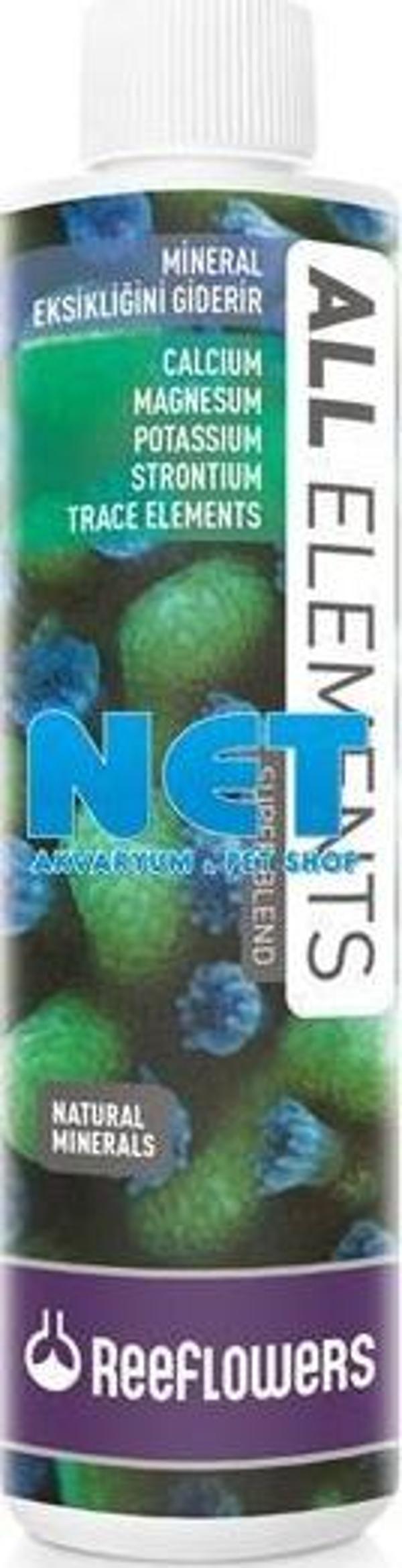 Reeflowers All Elements 500 ml  Mineral Eksikliğini Giderir. Calcium,Magnesum,Potassium,Strotium,Trace Eleme - Image 1