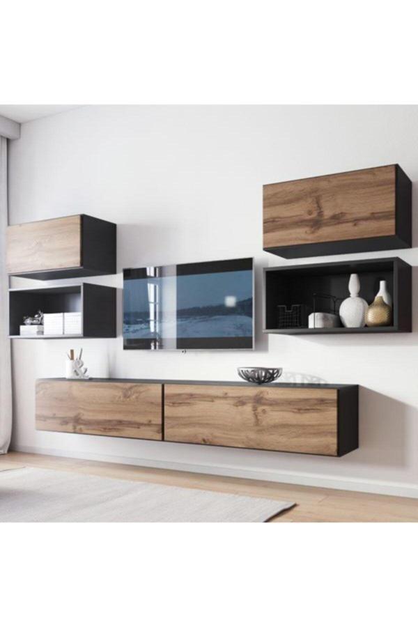 Mozide Oak Angle Tv Ünitesi - Image 1
