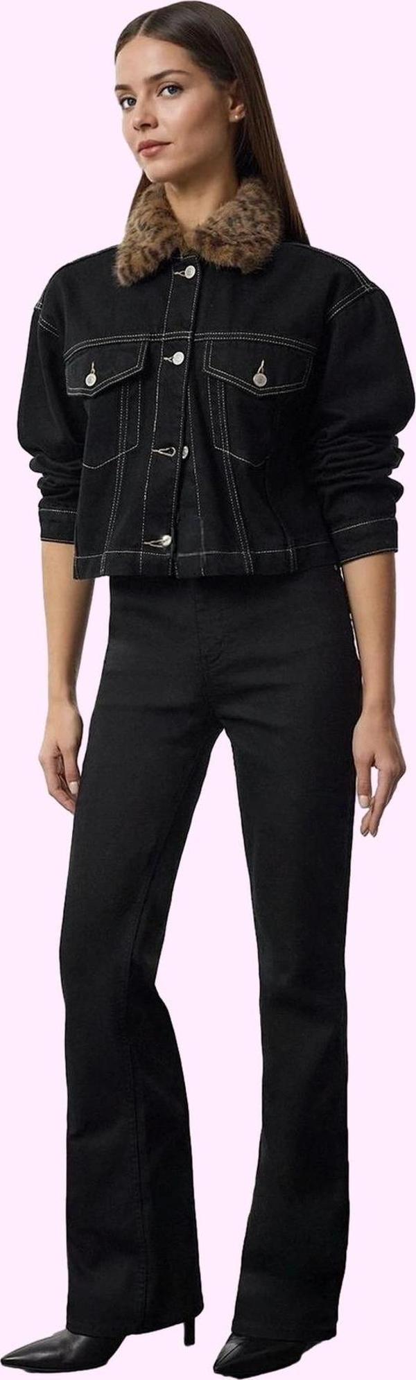 Kadın Yüksek Bel Skinny Flare Jean Denim Günlük Kombinler Hafta Sonu Yaz Aylarının Vazgeçilmezi - Image 1