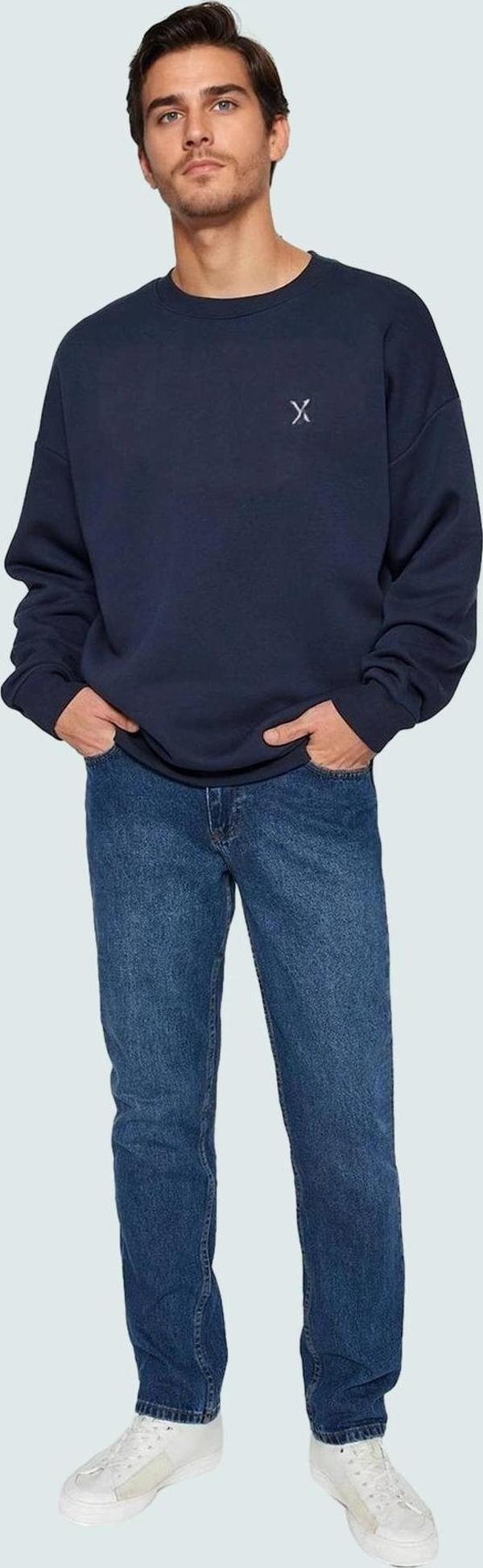 Erkek Kot Pantolon Pamuk Straight Fit Denim Günlük Kombinler Hafta Sonu Yaz Aylarının Vazgeçilmezi - Image 1