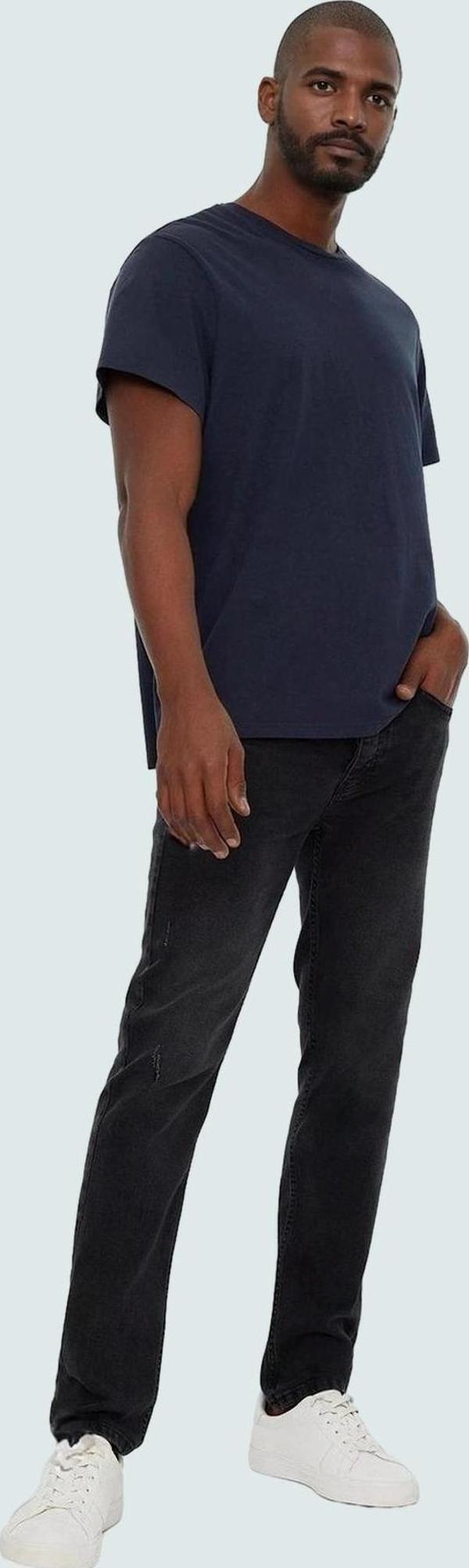 Erkek Skinny Fit Denim Pantolon Esnek Kumaş Regular Boy Günlük Stil Yaz Aylarının Vazgeçilmezi - Image 1