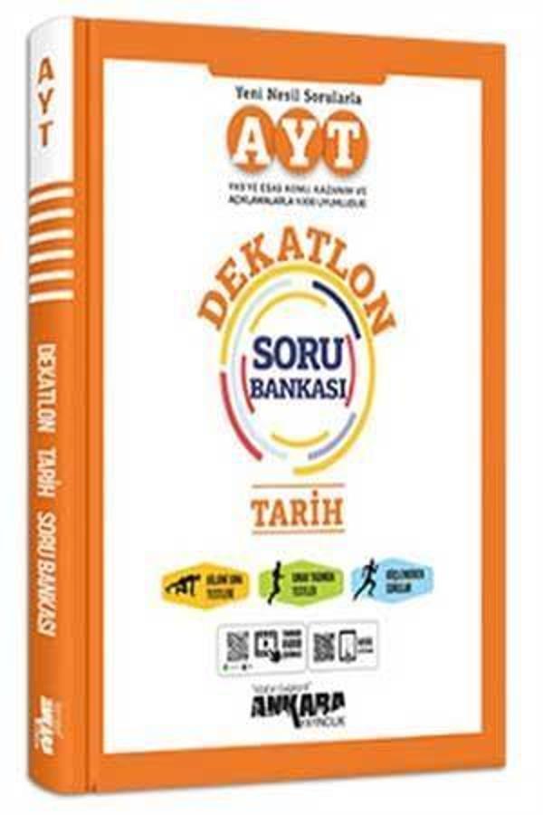 Ankara Yayınları Ayt Tarih Dekatlon Soru Bankası 2021-2022 - Ankara Yayıncılık - Image 1