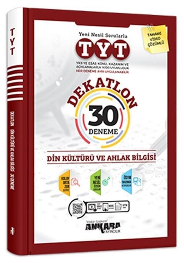 Ankara Yayınları Tyt Din Kültürü Dekatlon 30 Lu Deneme 2021-2022 - Ankara Yayıncılık - Image 1