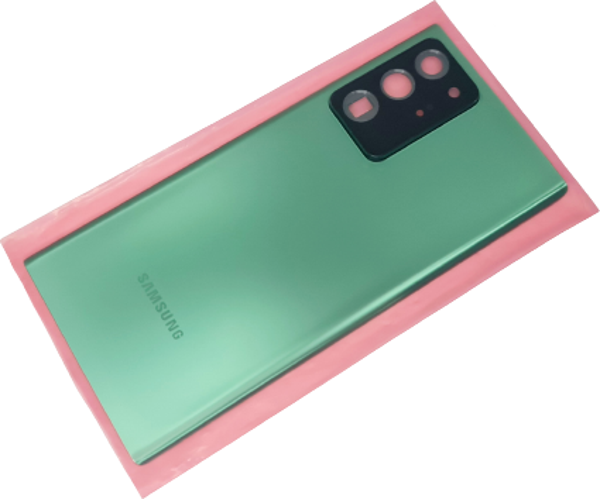 Tkgz Samsung Galaxy NOTE 20 UTRA Arka Pil Batarya Kapağı (CAM FULL LENSLİ ORJİNAL) YEŞİL - Image 1