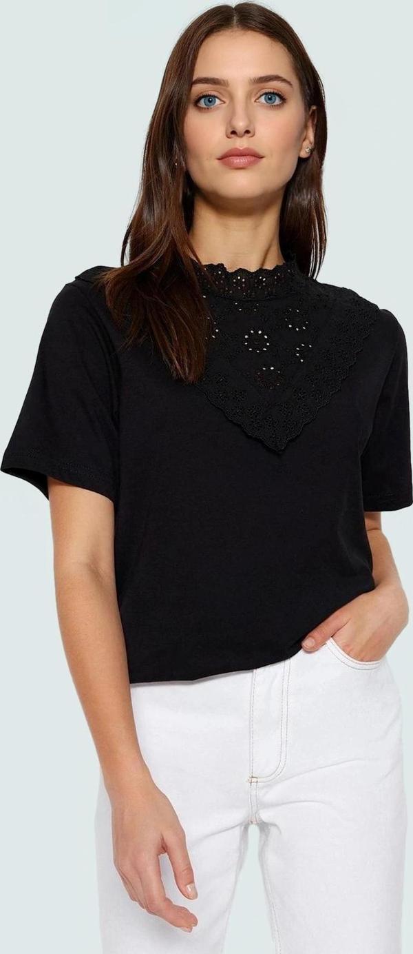 Kadın Yazlık Pamuklu Brodeli Bluz Dik Yaka Regular Kalıp Profesyonel Görünüm Rahat Ve Şık - Image 1