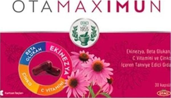 Otacı Otamaximun Beta Glukan Çinko C Vitamini 30 Kapsül - Image 1