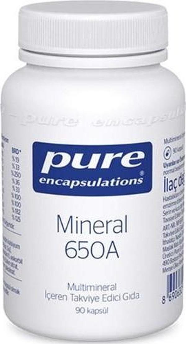 Pure Mineral 650 A - 90 Kapsül - Image 1