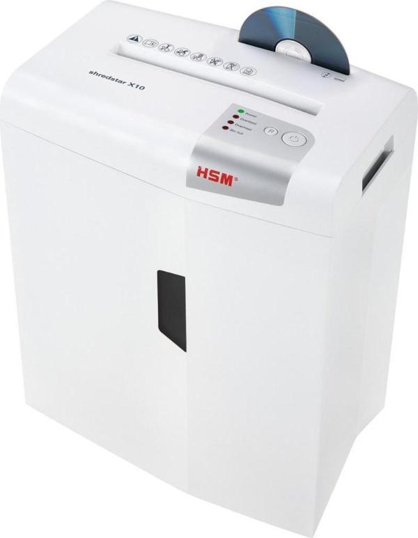 HSM SHREDSTAR X10 Evrak İmha Makinesi / Kağıt Kırpma Makinesi - CD İmha Makinesi - Çapraz / konfeti kesim-4,5x30 mm - 20 - Image 1