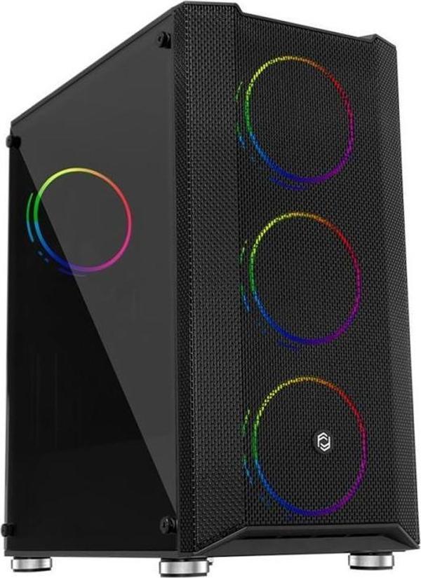 Frisby FC-9405G PANDA Gaming Kasa (Double Slim Ring RGB Fan + 650W 80+) - Image 1