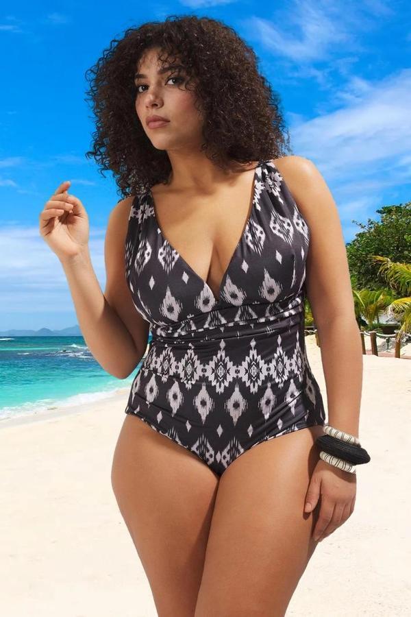 Konforlu Plus Size Mayo Tasarım Büyük Beden Klora Dayanıklı Yaz Koleksiyonu - Image 1