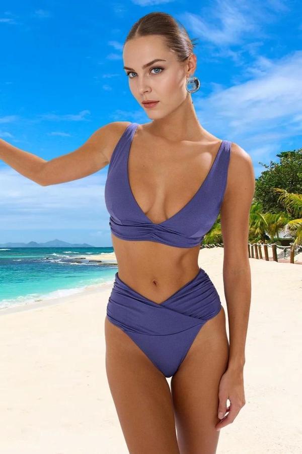 Tasarım Bikini Takımı Özel Hızlı Kuruyan Şık Detaylı Su Sporları İçin - Image 1