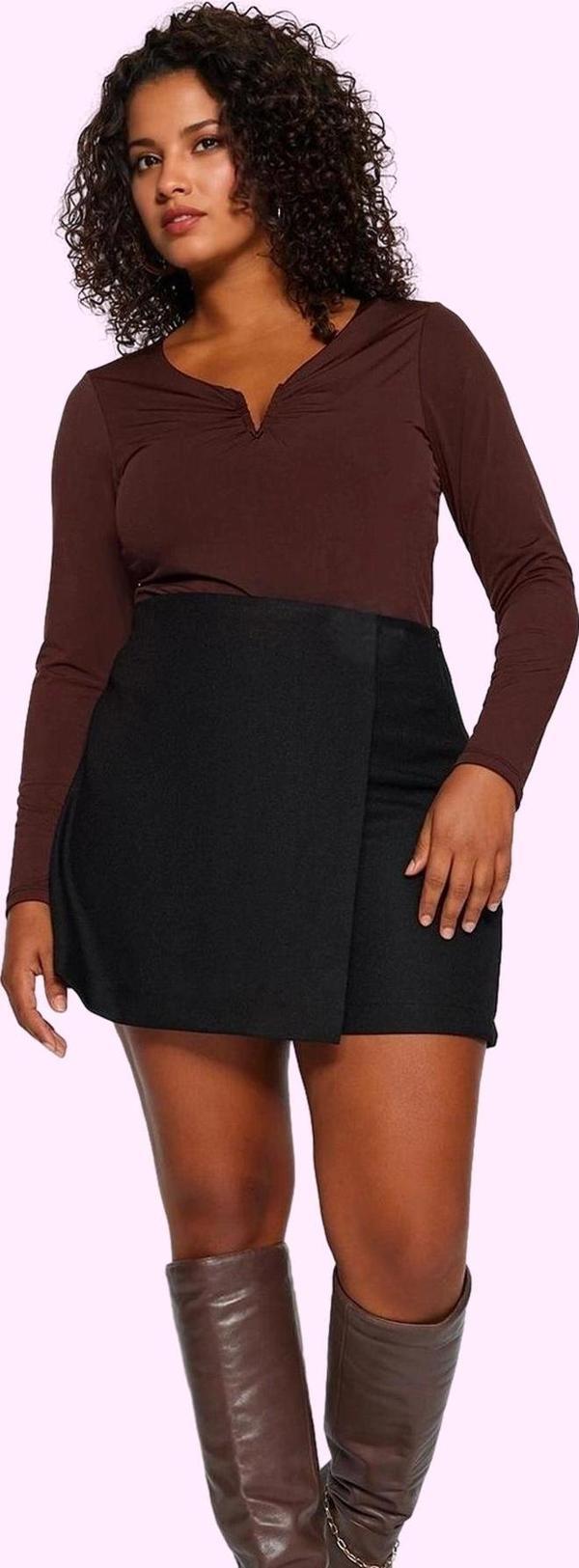 Kadın Büyük Beden Mini Şort Etek Polyester Günlük Stil Hafta Sonu Yaz Aylarının Vazgeçilmezi - Image 1