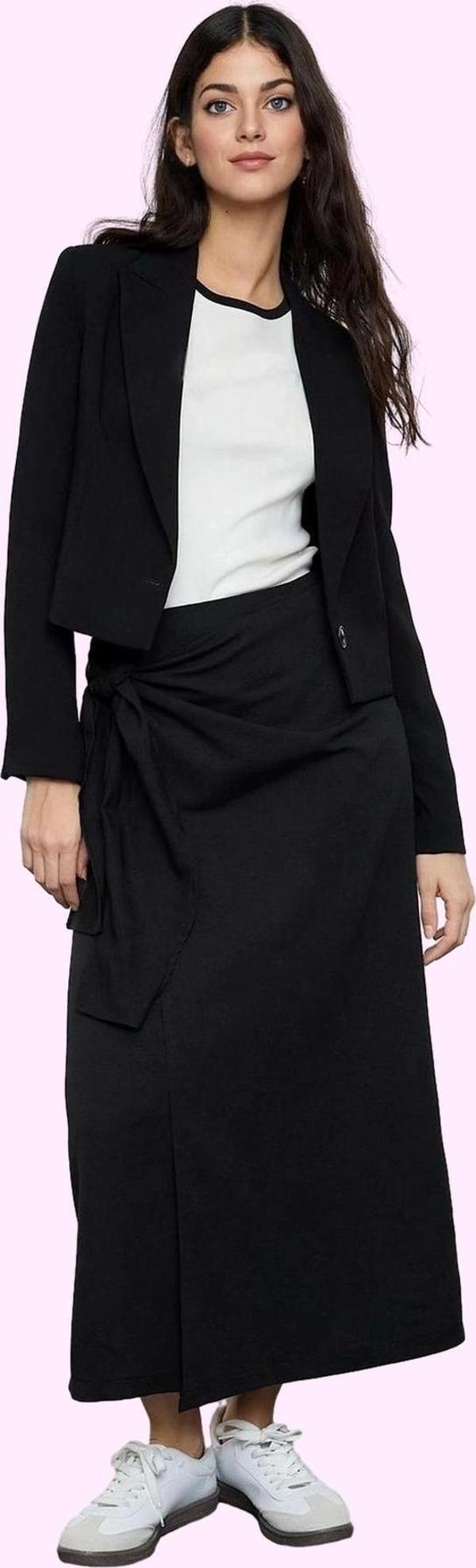 Kadın Düz Desenli Maxi Etek Rahat Kalıp Günlük Kombinler Hafta Sonu Yaz Aylarının Vazgeçilmezi - Image 1