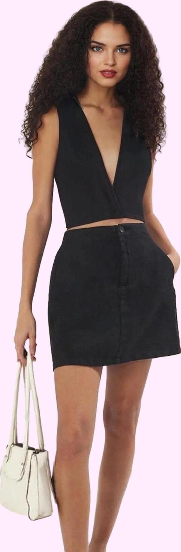 Kadın Keten Midi Boy Etek Günlük Kombinler İçin Kaliteli Malzeme Yaz Aylarının Vazgeçilmezi - Image 1