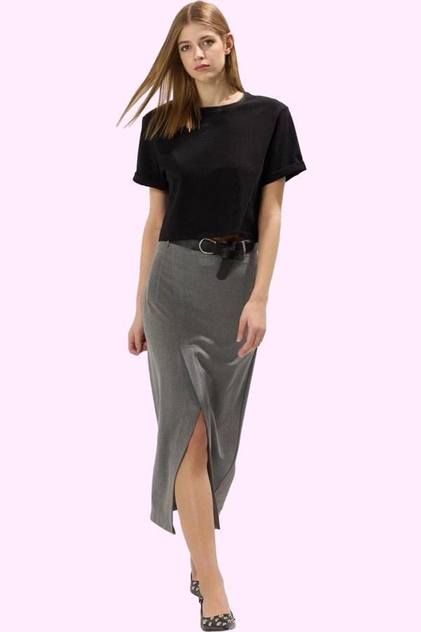 Kadın Dokuma Maxi Etek Kış Koleksiyonu Casual Stil Rahatlık Günlük Kullanım Modern Tasarım - Image 1