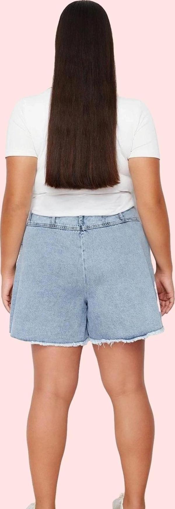 Kadın Denim Şort Etek Volanlı Detay Pamuk Yaz Günlük Kaliteli Malzeme Stilin Buluştuğu Yer - Image 1