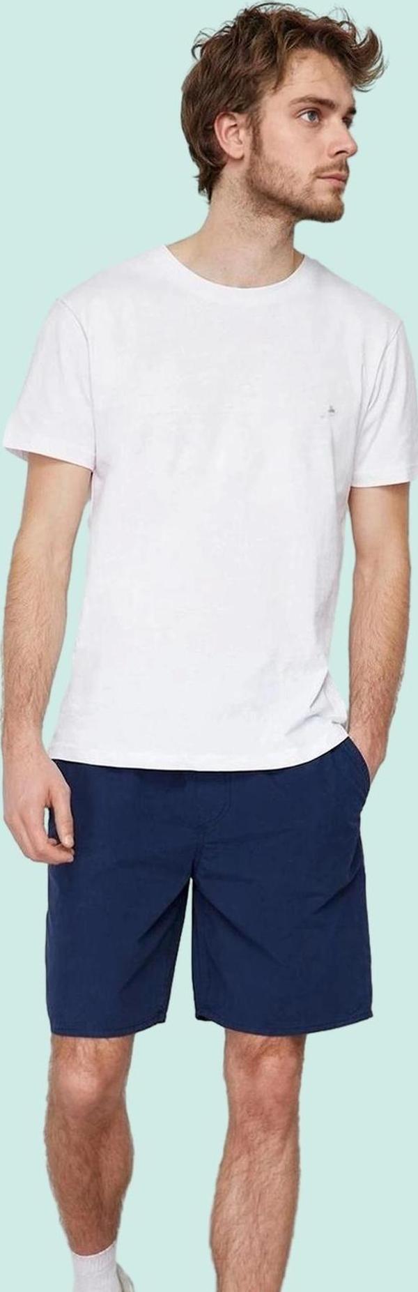 Erkek Pamuklu Bağcıklı Şort Bermuda Yaz Aylarının Rahatlığı Günlük Kullanım Modern Tasarım - Image 1