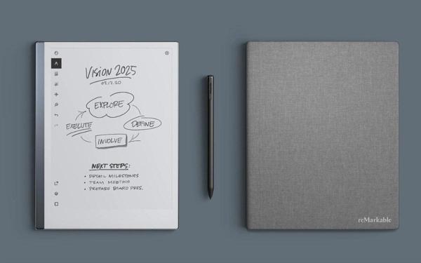 2 Digital Paper Tablet + Marker Plus + Kapaklı Gri Kılıf - Image 1