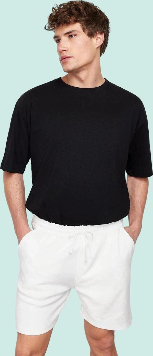 Erkek Pamuklu Şort Normal Bel Dokulu Kumaş Yazlık Günlük Stil Hafta Sonu Dayanıklı Malzeme - Image 1