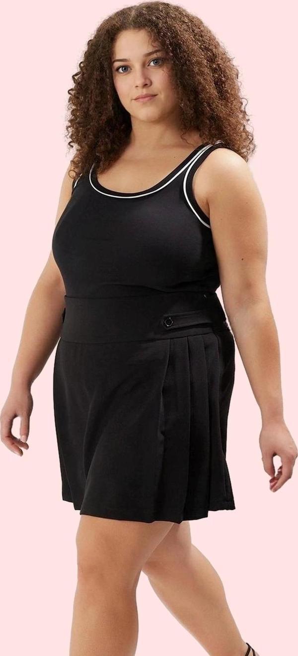 Kadın Büyük Beden Şort Etek Finike Dokuma Rahat Yaz Günlük Hafta Sonu Stilin Buluştuğu Yer - Image 1