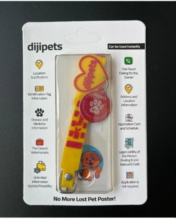 MVG Store Konum Bilgili Dijital Tasma Sahibini Ara Özellikli Akıllı Kayıp Kedi Künyesi KEDİ KAYBOLMASINA SON - Image 1