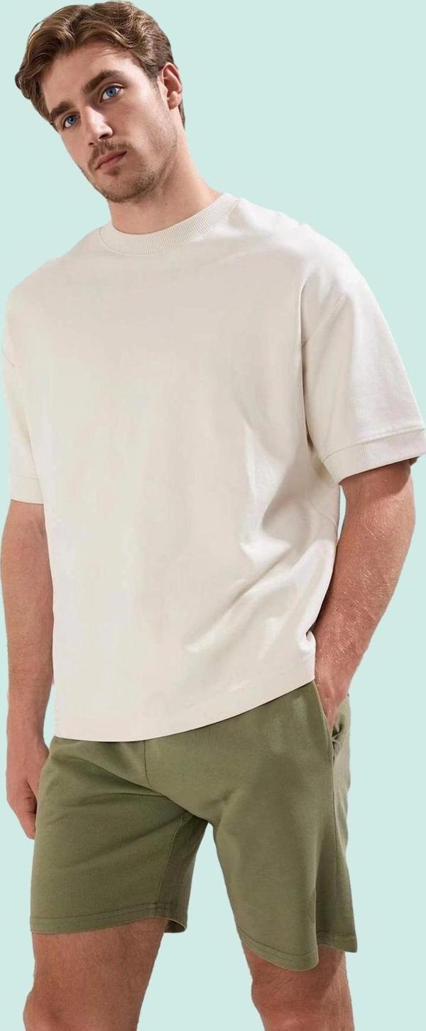 Erkek Pamuklu Şort Geniş Paça Oversize Rahat Günlük Yaz Modern Tasarım Stilin Buluştuğu Yer - Image 1