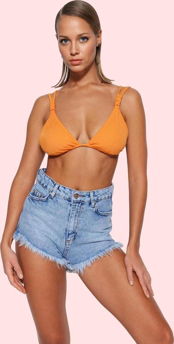 Kadın Denim Şort Pamuk Straight Kalıp Yıkamalı Günlük Kullanım İçin Yaz Aylarının Vazgeçilmezi - Image 1