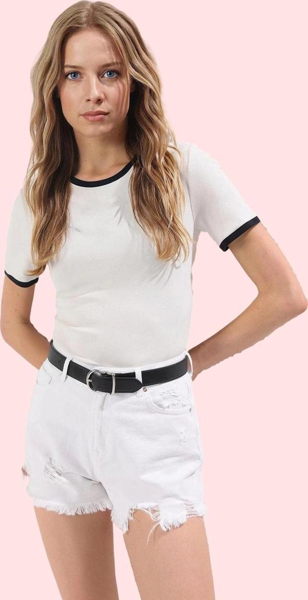 Kadın Şort Etek Model Pamuk Denim Rahat Yaz Günlük Stilin Buluştuğu Yer Vazgeçilmez Tasarım - Image 1