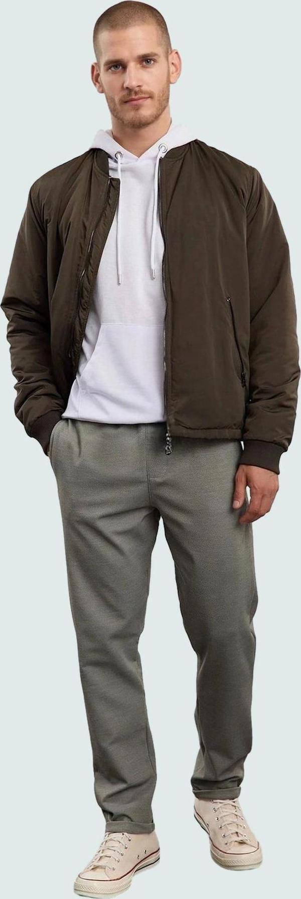 Erkek Günlük Jogger Pantolon Rahat Lastikli Bel Dar Paça Dokuma Kumaş Yaz Aylarının Vazgeçilmezi - Image 1